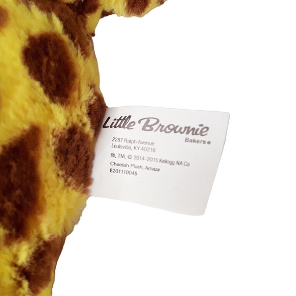 Girl Scouts Little Brownie Bakers Cheetah Plush 12 Inch Toy Samoa Cookie on Foot - Picture 7 of 8